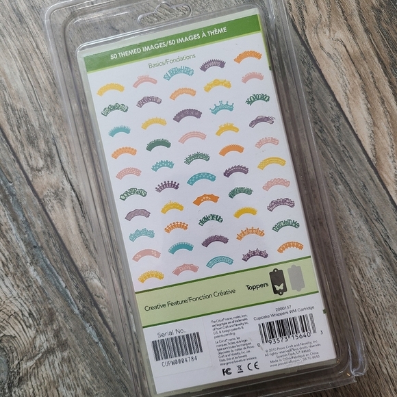 CUPCAKE WRAPPERS Cricut Cartridge - Picture 2 of 3